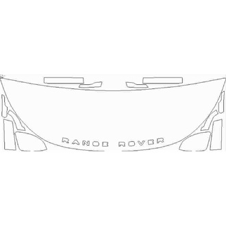 2019- Land Rover Range Rover Evoque HSE, SE, S, Base Partial Hood pre cut kit