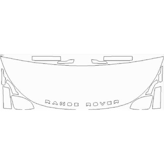 2019- Land Rover Range Rover Evoque R-Dynamic S, R-Dynamic HSE, R-Dynamic SE, R-Dynamic, First Edition Partial Hood pre