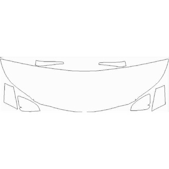 2019- Lexus RX Base Partial Hood pre cut kit