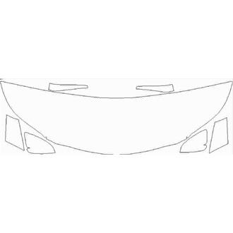 2019- Lexus RX Base Partial Hood pre cut kit