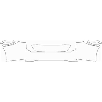 2019- Lexus RX Base Rear Bumper without Sensors pre cut kit