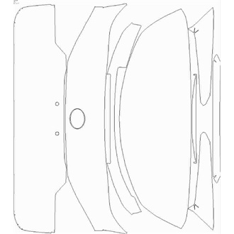 2019- Lexus RX Base Rear Hatch pre cut kit