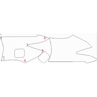 2019- Lexus RX Base Rear Quarters pre cut kit