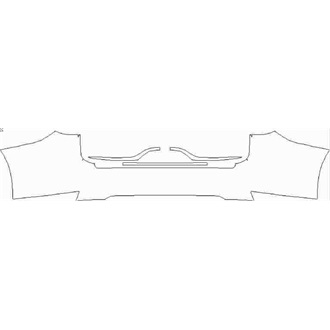 2019- Lexus RX F-Sport Rear Bumper without Sensors pre cut kit