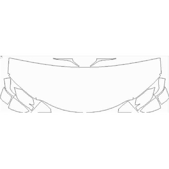 2019- Lexus UX Base, Takumi Partial Hood pre cut kit
