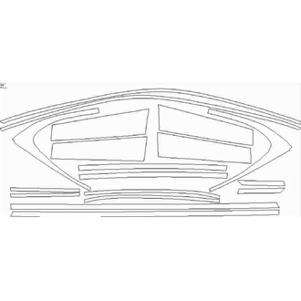 2019- Lexus UX Base, Takumi Window Trim pre cut kit