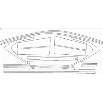 2019- Lexus UX F-Sport Window Trim pre cut kit