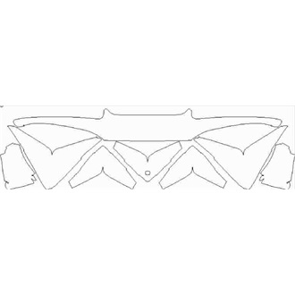 2019- McLaren 600LT Spider Rear Diffuser pre cut kit
