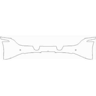 2019- McLaren 720S Base, Luxury, Performance Spider Rear Bumper with Sensors pre cut kit