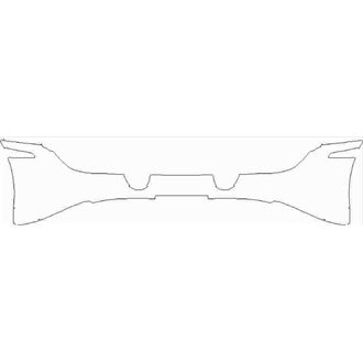2019- McLaren 720S Base, Luxury, Performance Spider Rear Bumper without Sensors pre cut kit