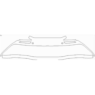 2019- McLaren 720S Base, Luxury, Performance Spider Rear Lower Bumper pre cut kit