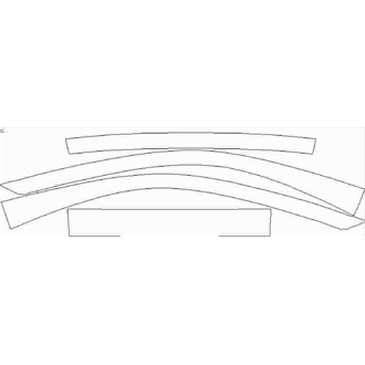 2019- McLaren GT Coupe A-Pillars pre cut kit