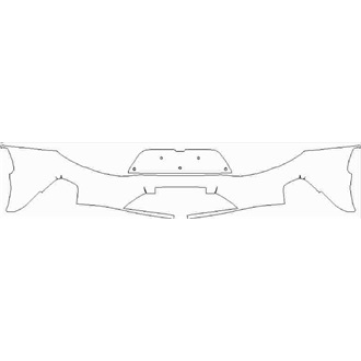 2019- McLaren GT Coupe Rear Upper Bumper pre cut kit
