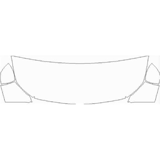 2019- Mercedes A Class AMG Limousine Partial Hood pre cut kit
