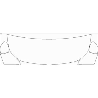 2019- Mercedes A Class Sport Hatchback Partial Hood pre cut kit