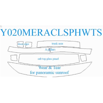 2019- Mercedes A Class Sport Hatchback Wear & Tear for Panoramic Sunroof pre cut kit