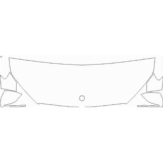 2019- Mercedes GLC Class AMG GLC 43 Coupe Partial Hood pre cut kit