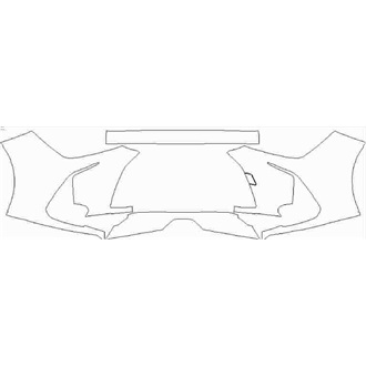 2019- Toyota Corolla Icon, Icon Tech, Design Saloon Front Bumper pre cut kit