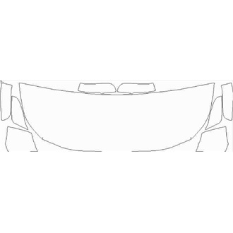 2019- Toyota RAV4 Excel, Design, Icon Partial Hood pre cut kit