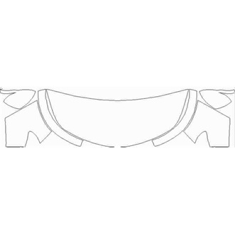 2020- Alfa Romeo Stelvio Veloce Partial Hood pre cut kit
