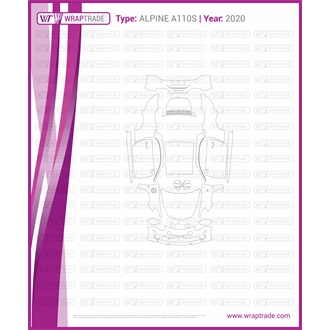2020 Alpine A110, A110S Base Full Pattern