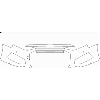 2020- Audi A4 Sport Bumper with sensors pre cut kit