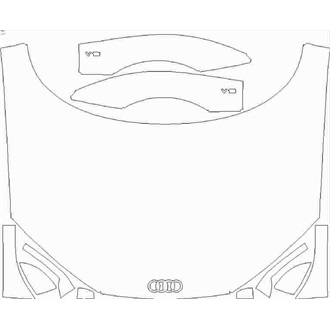 2020- Audi R8 Coupe Hood pre cut kit