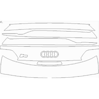 2020- Audi R8 Coupe Rear Deck Lid for V10 Performance pre cut kit
