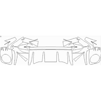 2020- Audi R8 Coupe Rear Diffusor pre cut kit