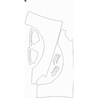 2020- Audi RS4 Fenders and Mirrors pre cut kit