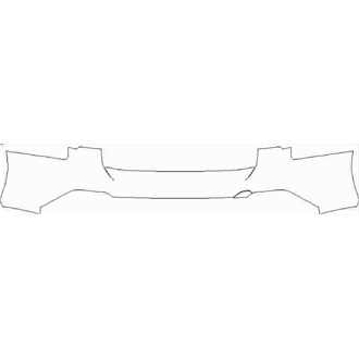 2020- Audi RS6 Rear Bumper without sensors pre cut kit