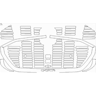 2020- Audi e-tron Black Edition, S Line SUV Grille pre cut kit