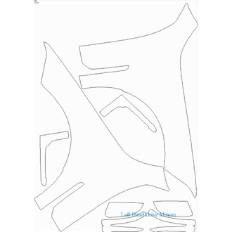 2019- BMW 7 Base Fenders pre cut kit