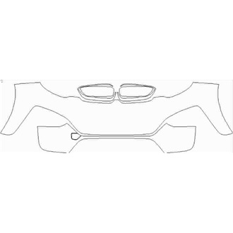 2018- BMW I3 Range Extender Front Bumper pre cut kit