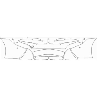 2014- BMW I8 Coupe Front Bumper pre cut kit