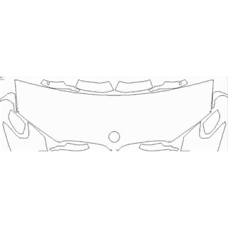 2017- BMW X3 M40i Partial Hood pre cut kit