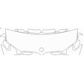 2017- BMW X3 M Sport Partial Hood pre cut kit