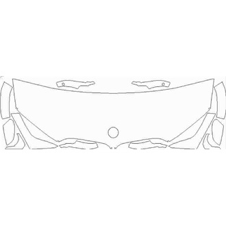 2019- BMW X6 Sport Partial Hood pre cut kit