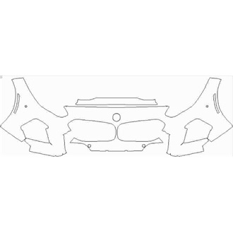 2019- BMW Z4 M Sport Front Bumper with Sensors pre cut kit