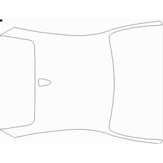 2020- Ferrari F8 Tributo Roof with shark fin antenna pre cut kit
