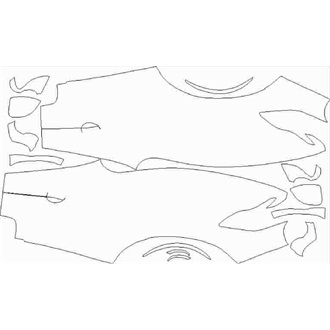 2020- Ferrari Monza SP2 Hood Sides pre cut kit