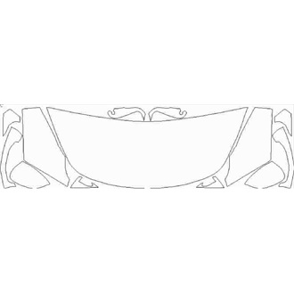 2020- Ferrari Roma Partial Hood pre cut kit