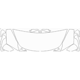 2020- Ferrari Roma Partial Hood pre cut kit