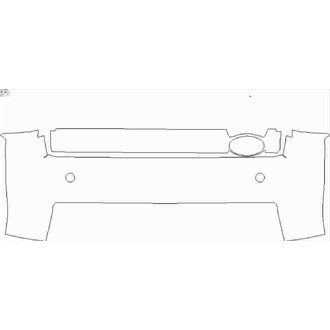 2020- Land Rover Defender Base/S/SE First Edition 110 (4 Door) Grille with Lower Bumper pre cut kit