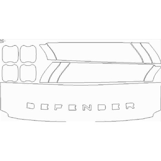 2020- Land Rover Defender Base/S/SE First Edition 110 (4 Door) Wear & Tear pre cut kit