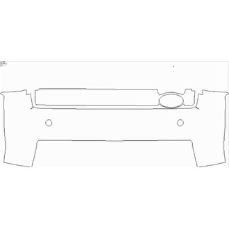 2020- Land Rover Defender Base/S/SE First Edition 90 Grille with Lower Bumper pre cut kit