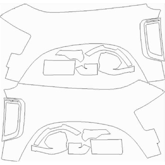 2020- Land Rover Defender Base/S/SE/First Edition with Explorer or Country Pack 110 (4 Door) Fender pre cut kit