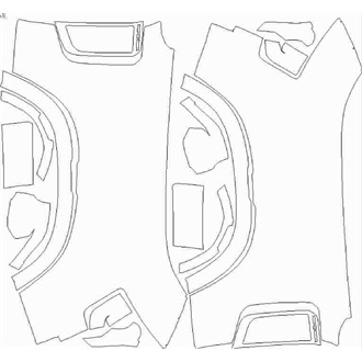 2020- Land Rover Defender X, X-Dynamic 110 (4 Door) Fender pre cut kit