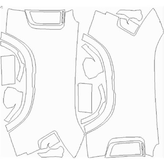 2020- Land Rover Defender X, X-Dynamic 90 Fender pre cut kit