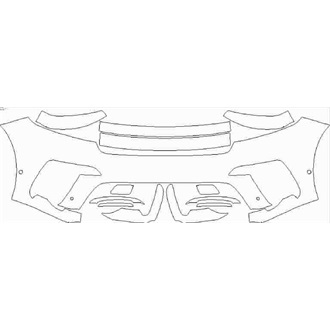 2020- Land Rover Range Rover Velar SVAutobiography Dynamic Edition Front Bumper with Sensors pre cut kit